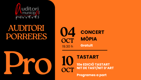 PROGRAMACIÓ OCTUBRE